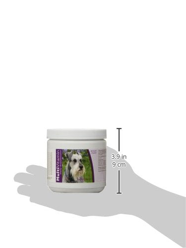Healthy Breeds gomme en main illustrant la taille pratique et administration simple