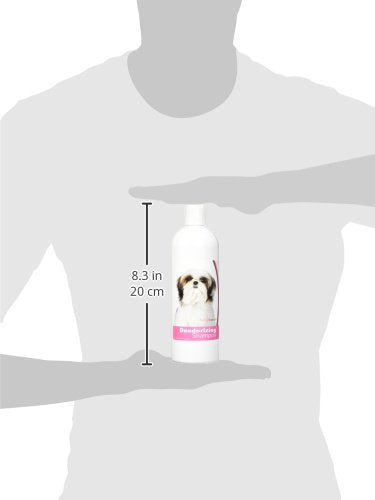 Healthy Breeds chien Shih Tzu en bain illustrant pelage propre et maniable