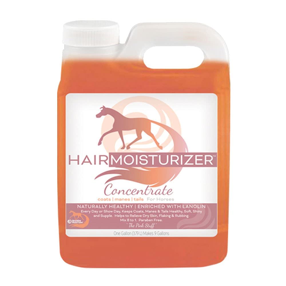 Healthy Hair Care Products emballage gallon montrant l’étiquette et l’économie de format