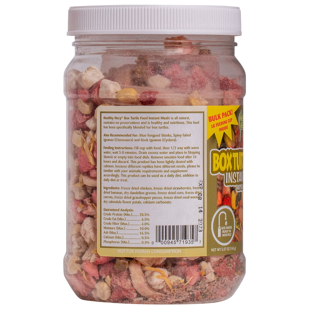 Healthy Herp mise en situation en voyage pratique pour alimentation nomade