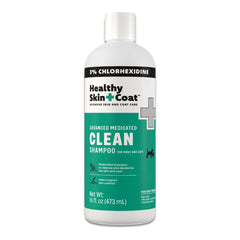 Healthy Skin + Coat flacon avant montrant l’étiquette et bénéfice nettoyage efficace