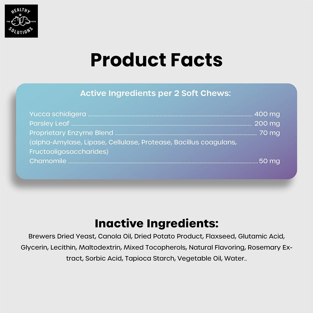 Healthy Solutions comparaison taille des chewables pour dosages précis et pratiques