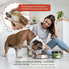 Healthy Woof bouillon préparé dans une gamelle pour appétence accrue