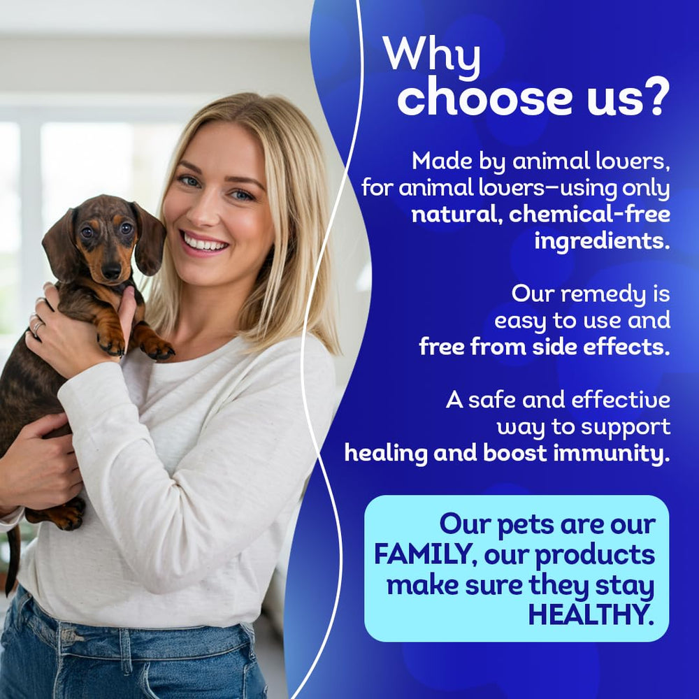 HealthyAnimals4Ever étiquette du produit montrant ingrédients organiques
