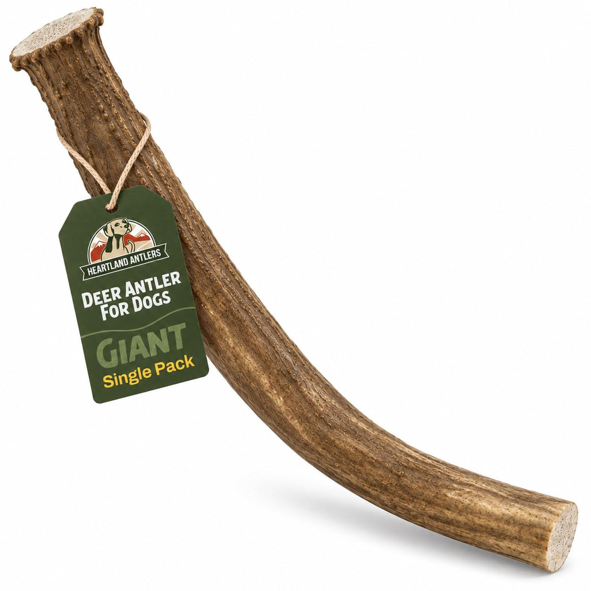 Heartland Antlers face avant du bois, durable et naturel
