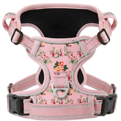 HEELE harnais face avant rose montrant ajustement et confort