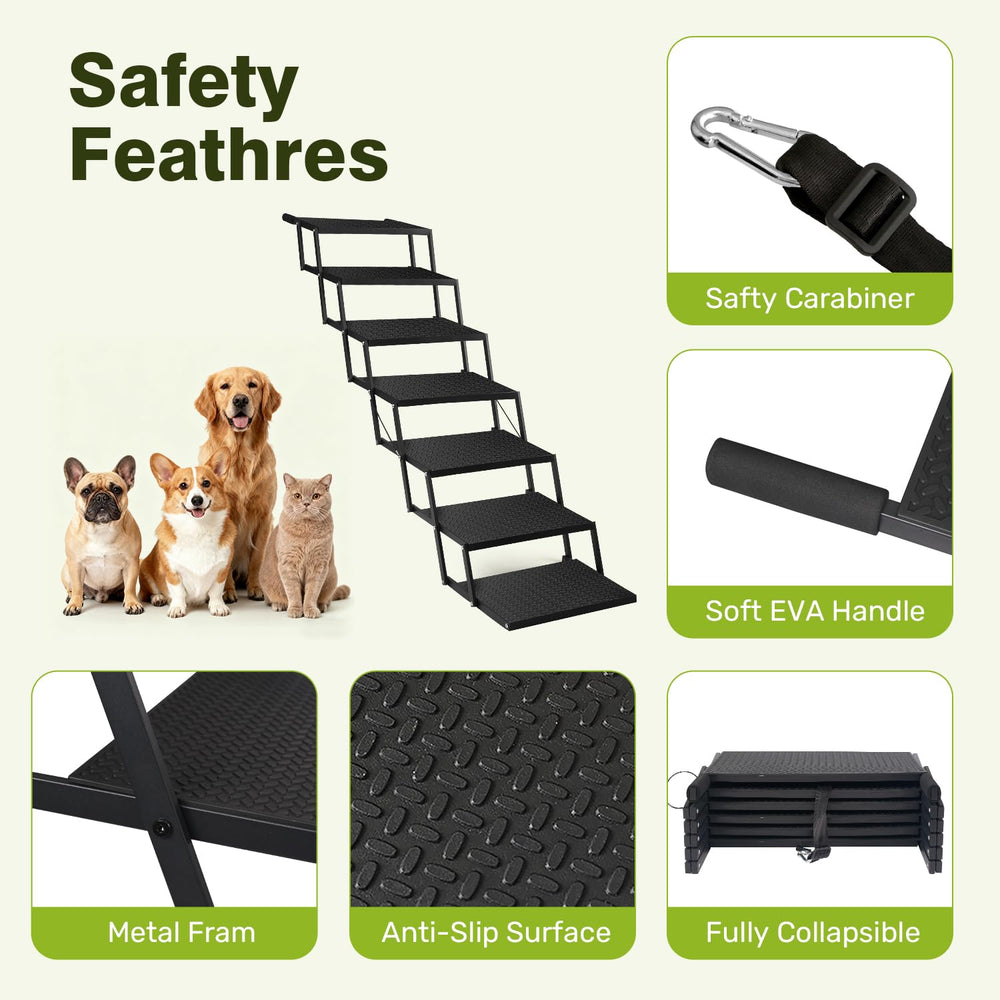 Heeyoo marchepieds utilisé dans le lit d'un camion, montée sûre pour chien