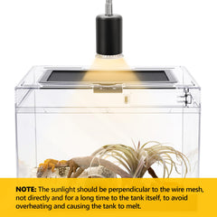 HELIME lampe chauffante installée pour créer gradient thermique