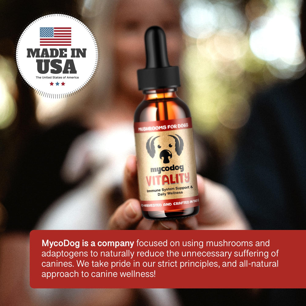 Hemp Dog Health étiquette montrant provenance sauvage et double-extraction