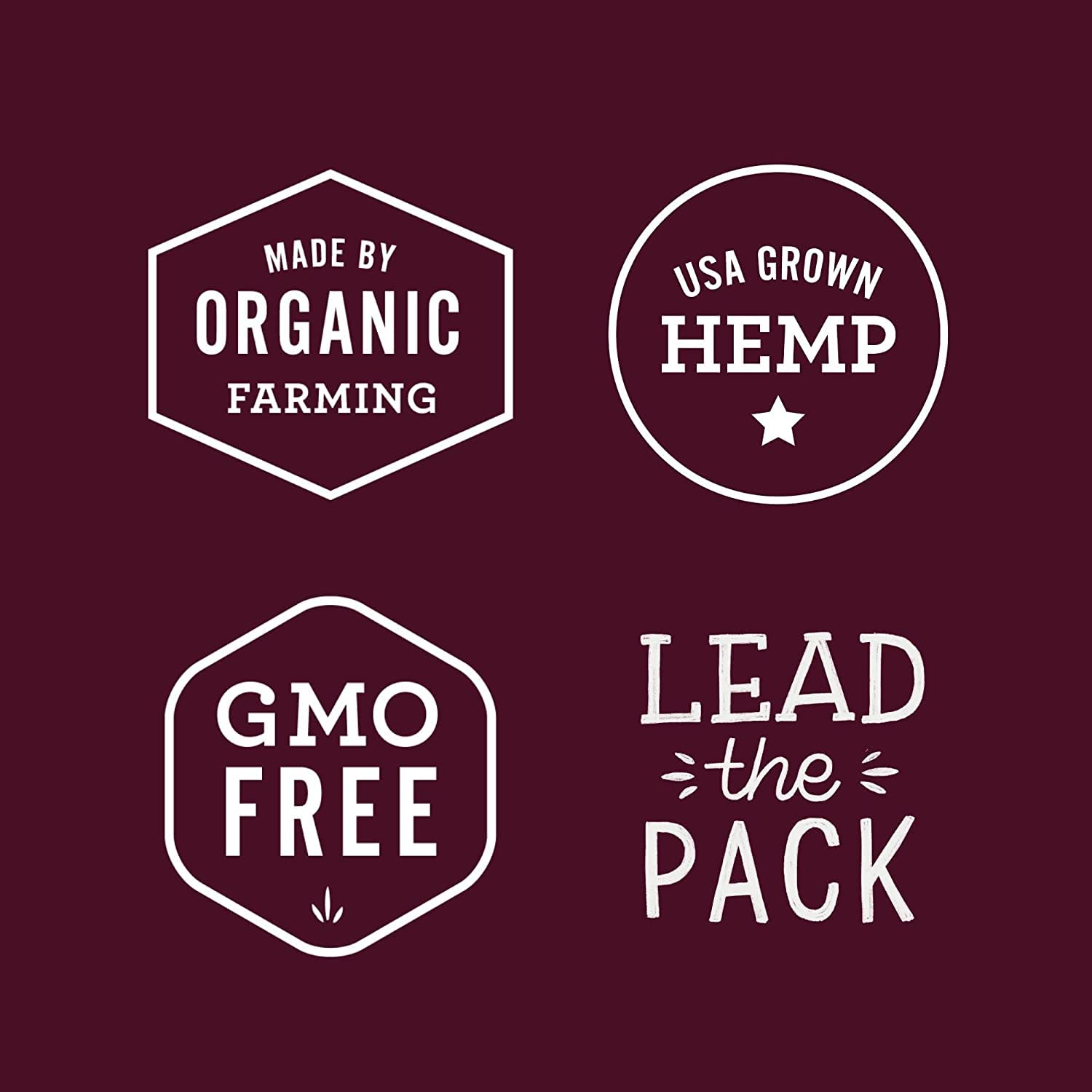 Hemp Well étiquette information montrant origine bio et absence d'OGM pour confiance