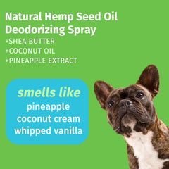 Hempz goutte de formule illustrant texture hydratante et légère
