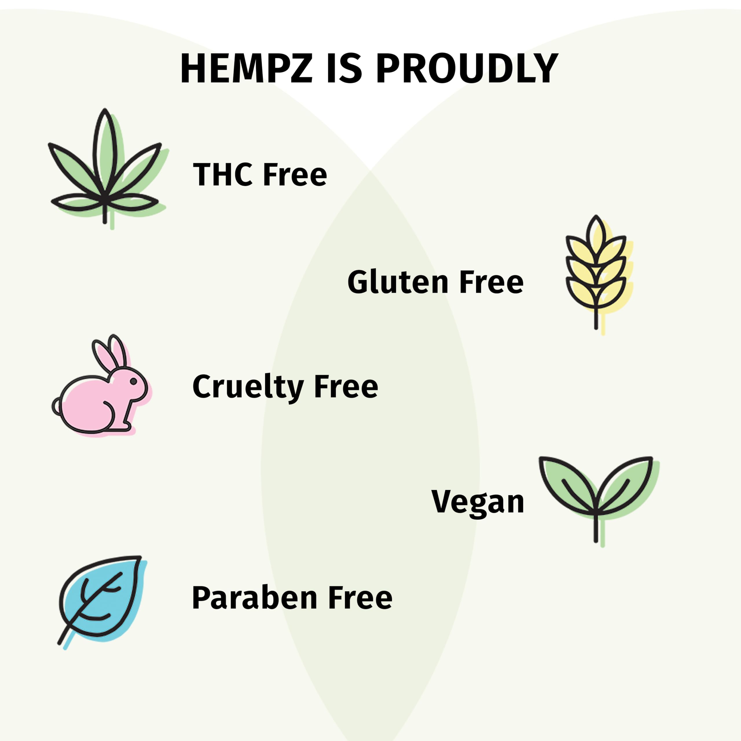 Hempz Petz comparaison taille dans la main pour visualiser le volume