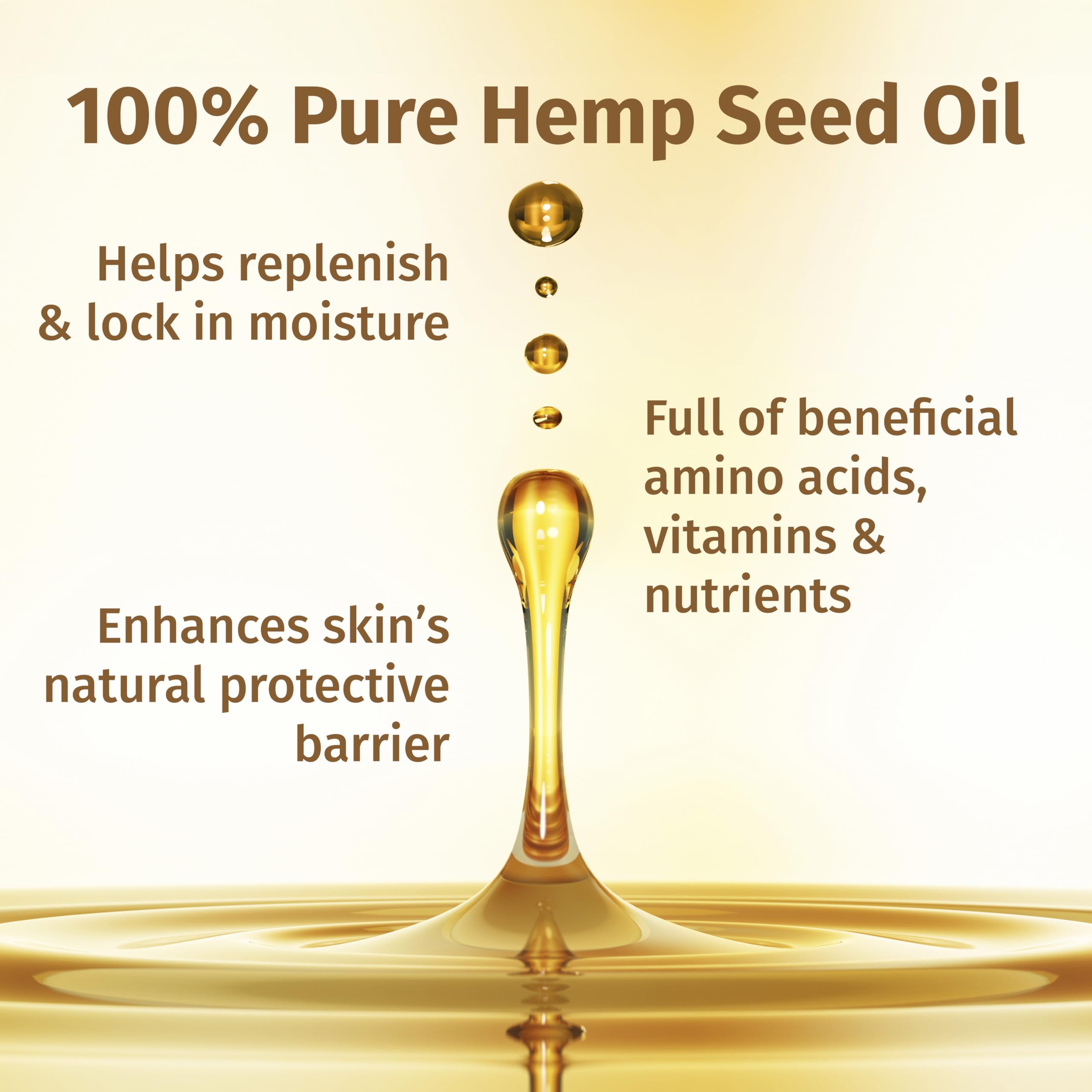 Hempz flacon à côté d'une règle montrant taille 17 oz et dosage pratique
