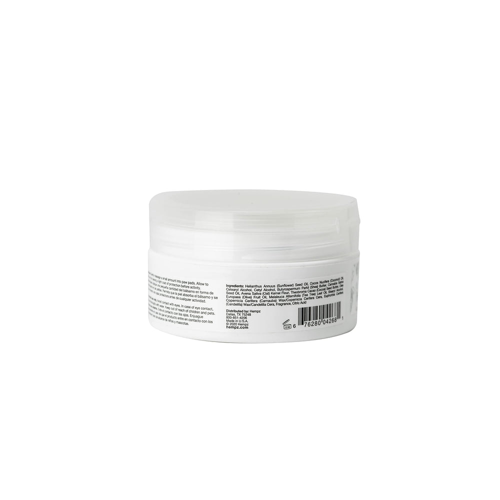 Hempz texture du baume en gros plan, pénétration rapide