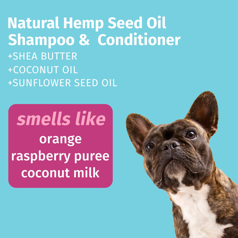 Hempz Petz utilisation dans baignoire bain du chien facilité