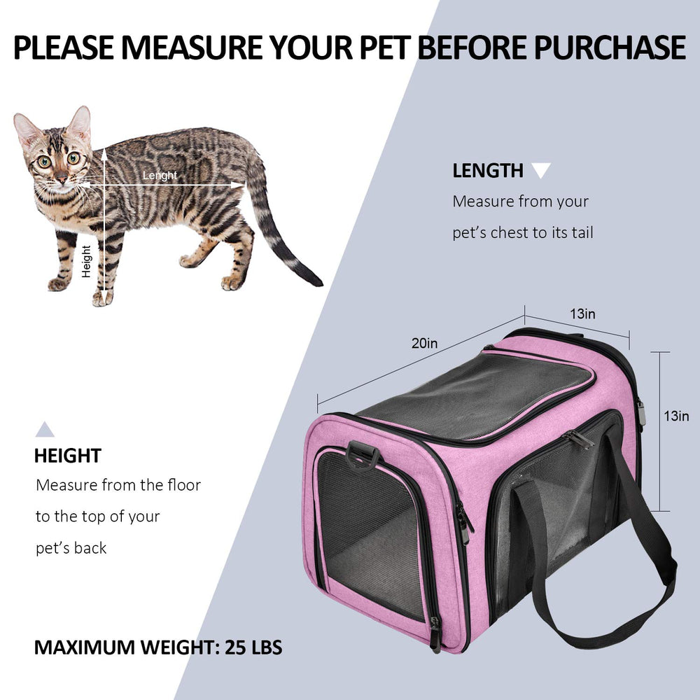 Henkelion intérieur du sac avec chat pour démontrer espace et sécurité