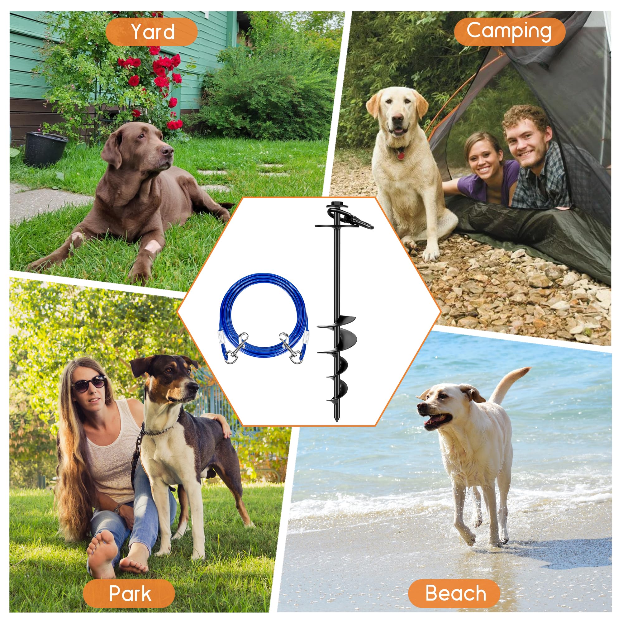 HEPFLANZE ancrage sur la plage lors d'un camping pour usage extérieur sûr