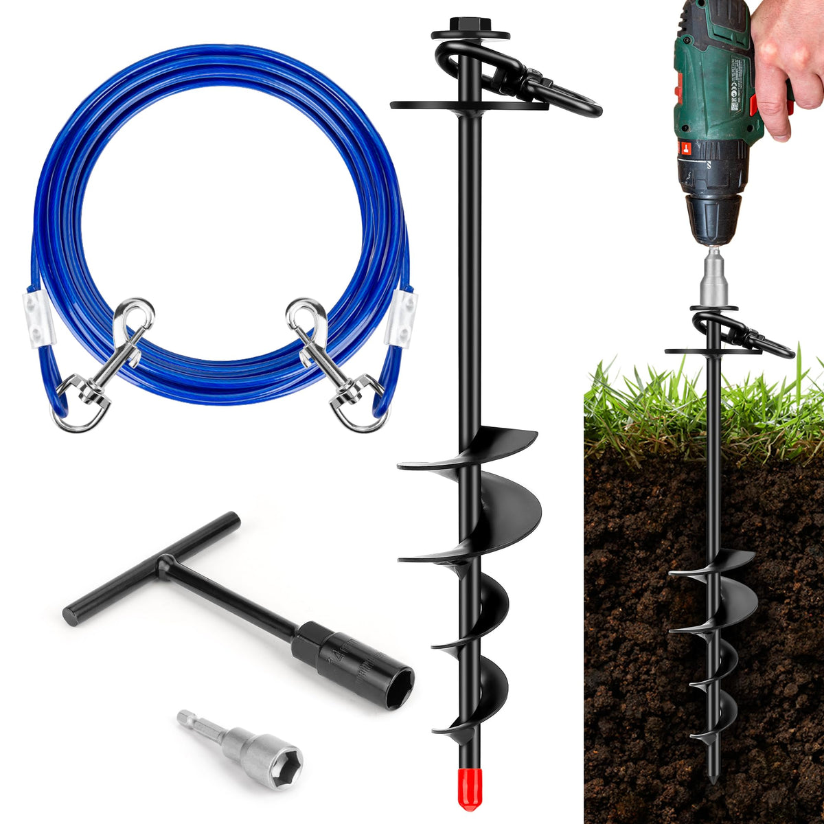 HEPFLANZE tige d'attache frontale montrant robustesse et montage facile