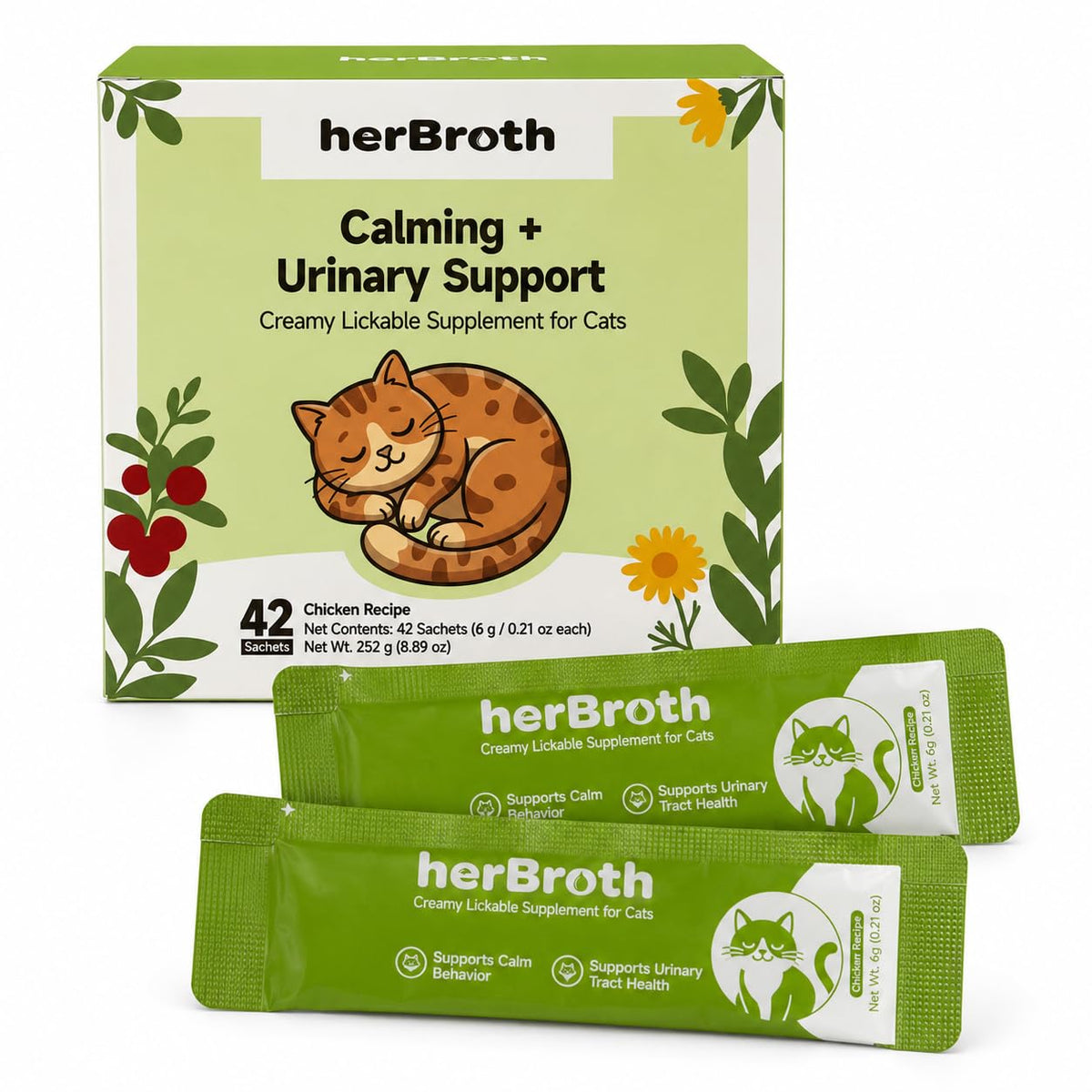 herbroth sachet avant montrant l’emballage et fraîcheur pratique