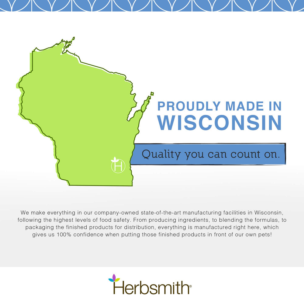 Herbsmith étiquette détail certifié USDA Organic, garantie de pureté