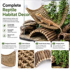 HERCOCCI tapis reptile texturé pour sol antidérapant naturel