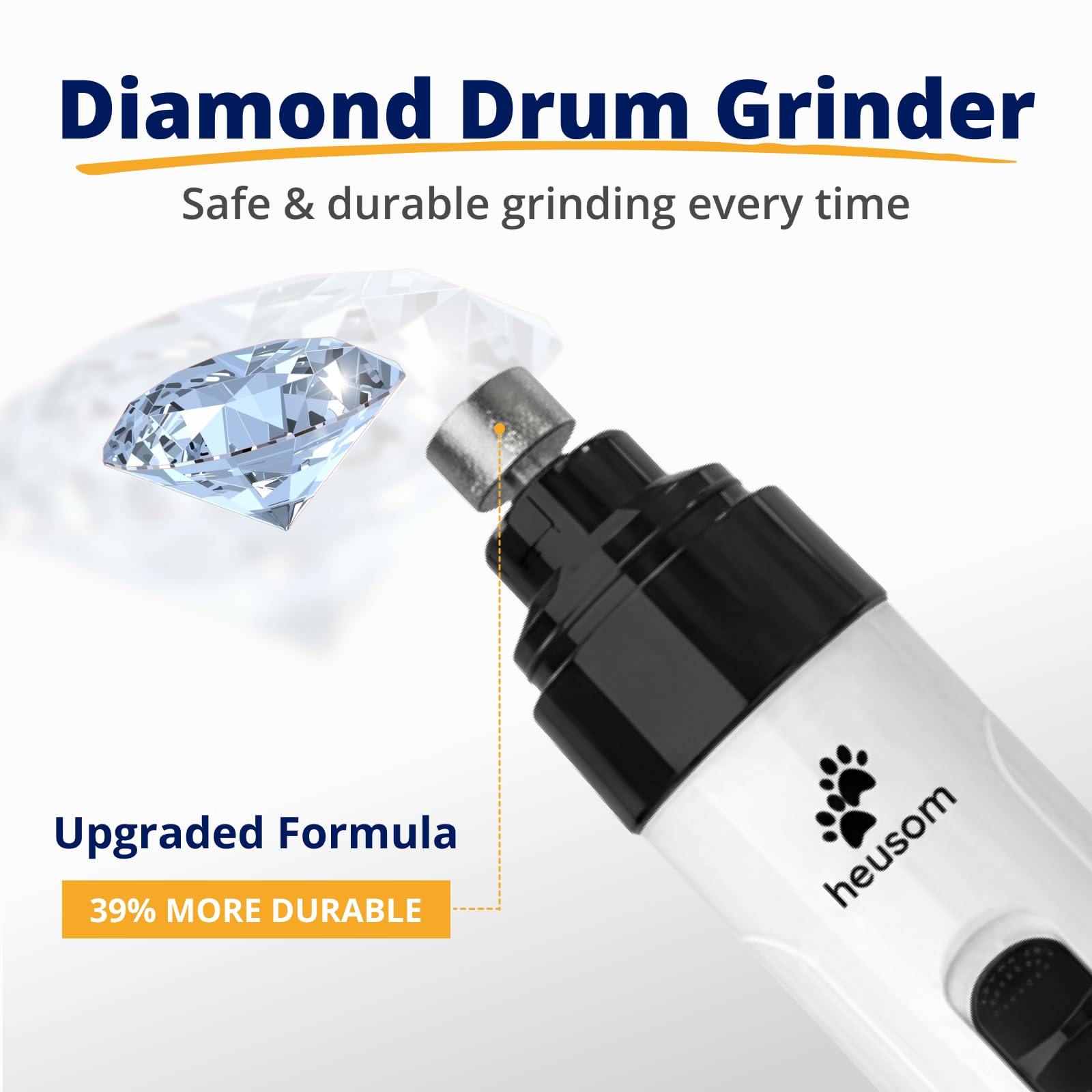 Heusom gros plan revêtement diamant durable pour coupe précise