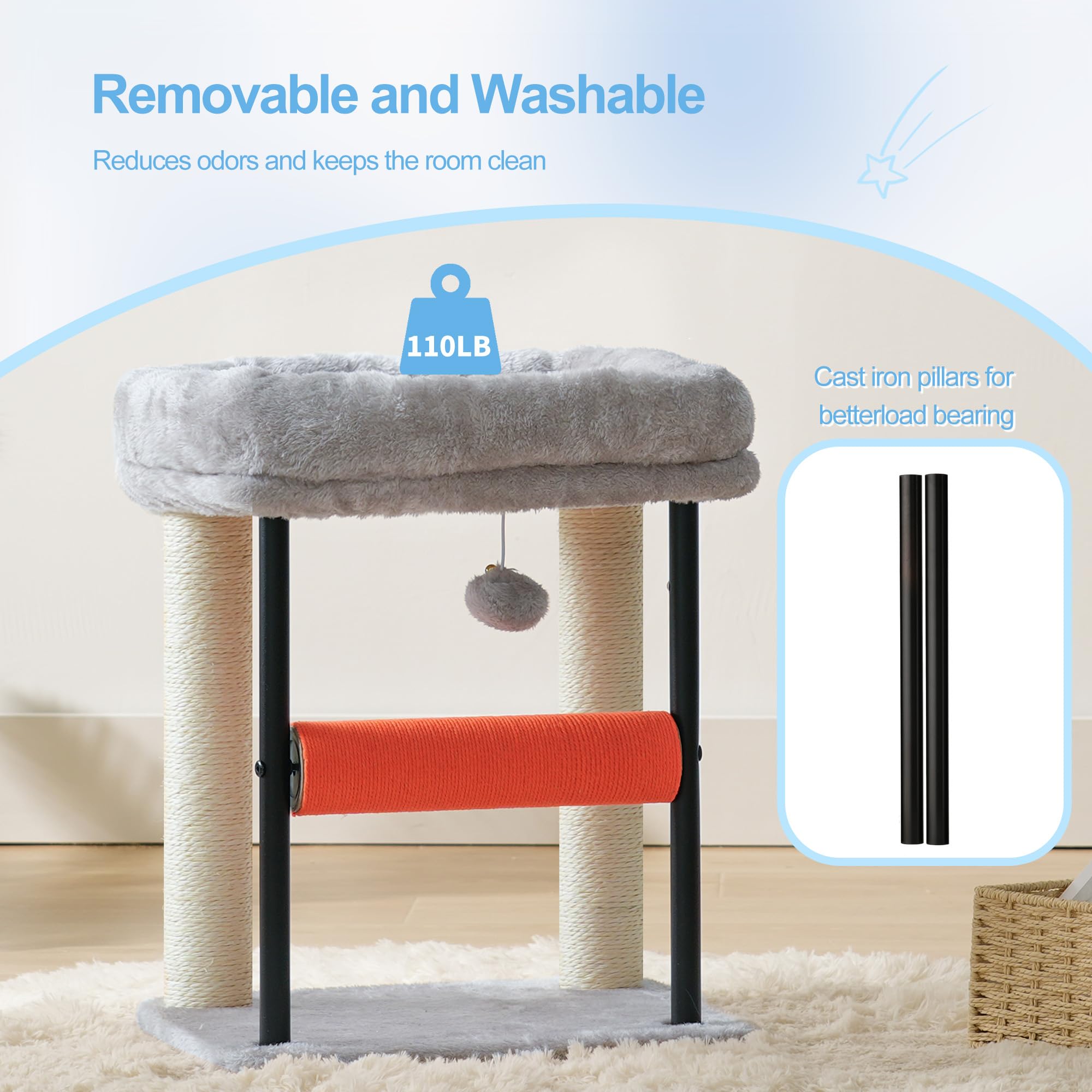 Hey-brother base avec bords arrondis réduisant les risques de blessures