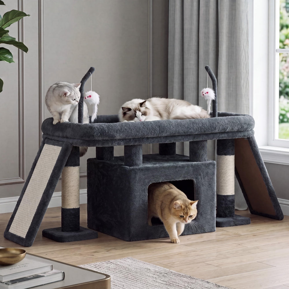 Heybly vue avant du meuble montrant design accessible et stabilité