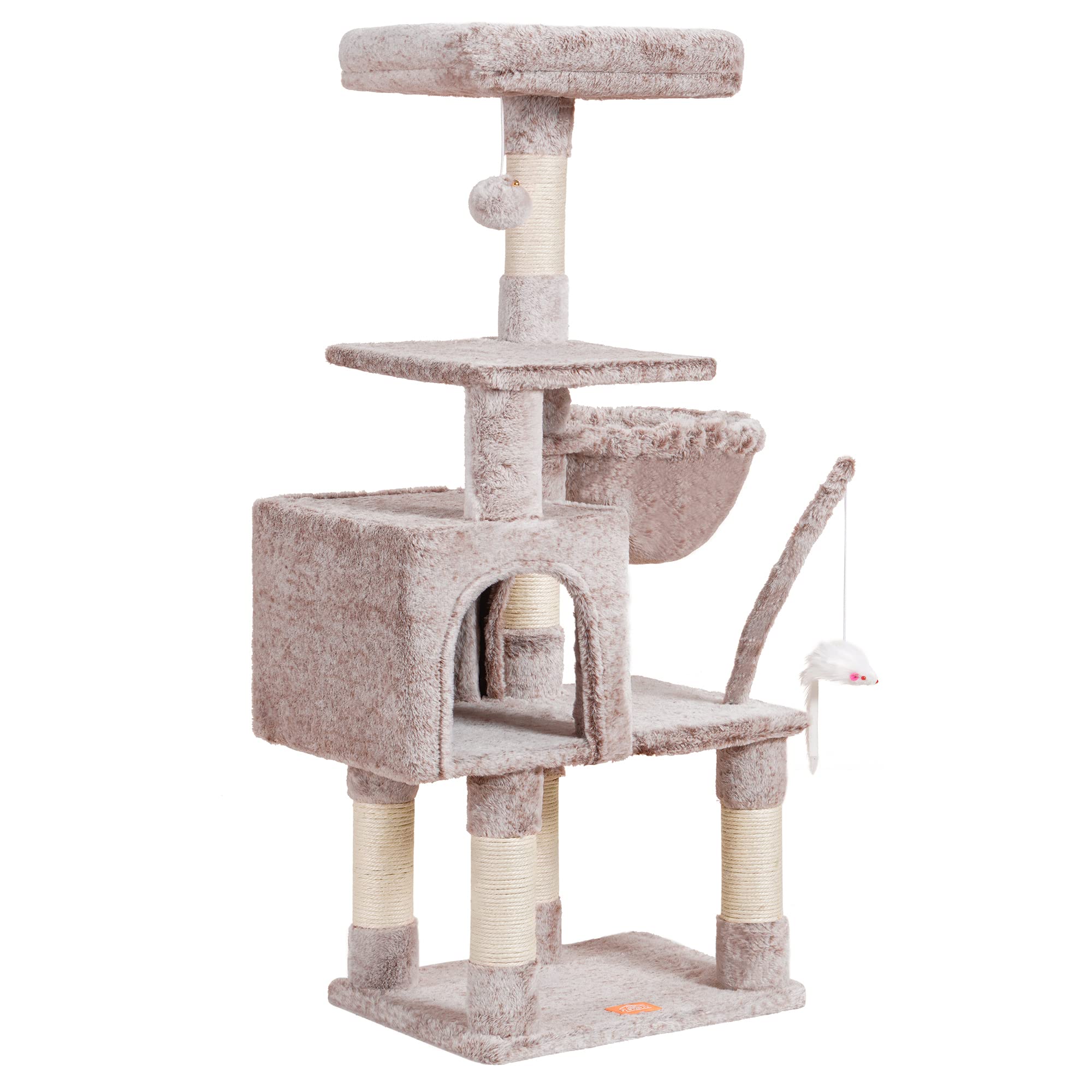 Heybly boule en peluche avec clochette divertit sans bruit