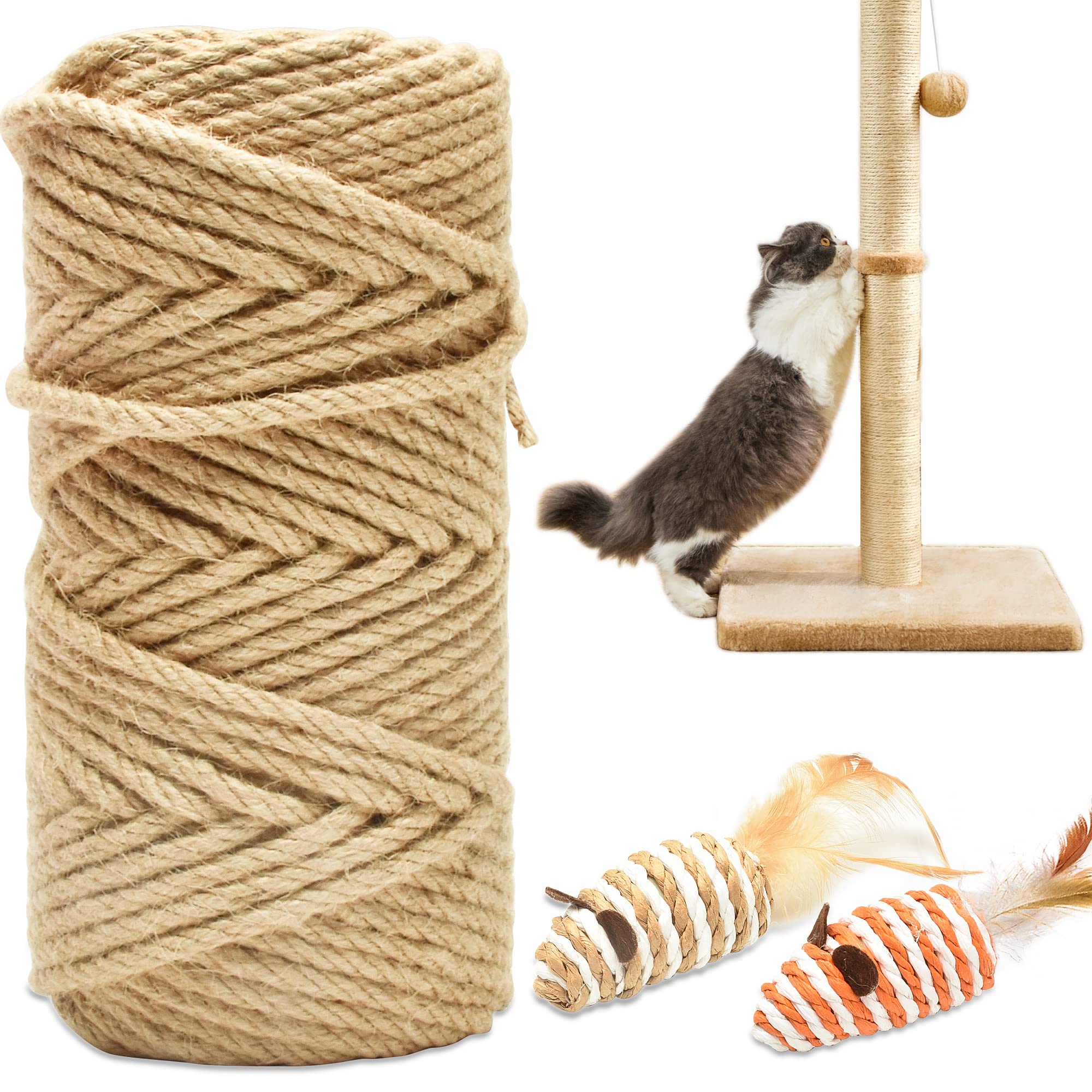 HezzLuv emballage 50 m de corde sisal durable pour réparations