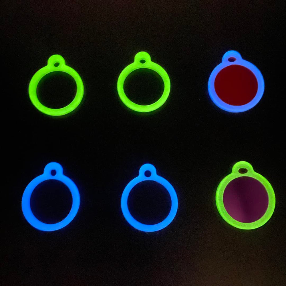 HHGJLP bleu phosphorescent lumineux augmentant sécurité nocturne