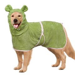HhiMyOct peignoir devant montrant coupe et couverture, séchage rapide