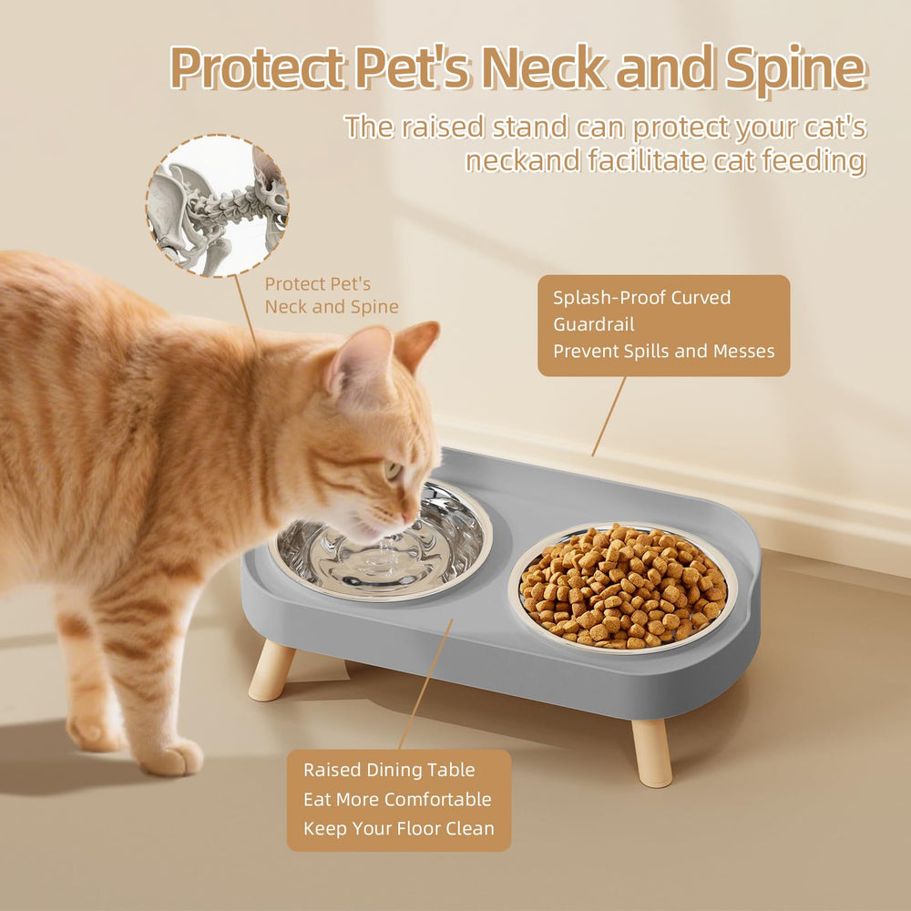 HIAIEVIY gamelle en usage avec chat, confort réduit fatigue des moustaches