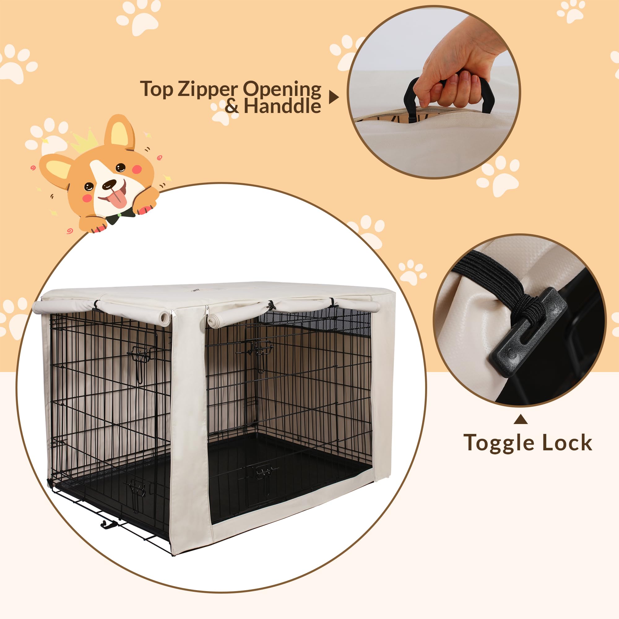 HiCaptain comparaison taille avec règle montrant ajustement pour cage 30 pouces