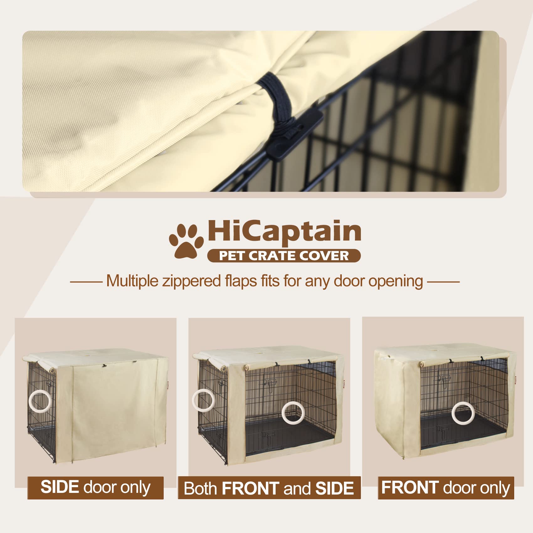 HiCaptain fenêtre en maille offrant ventilation visible et confort respirant