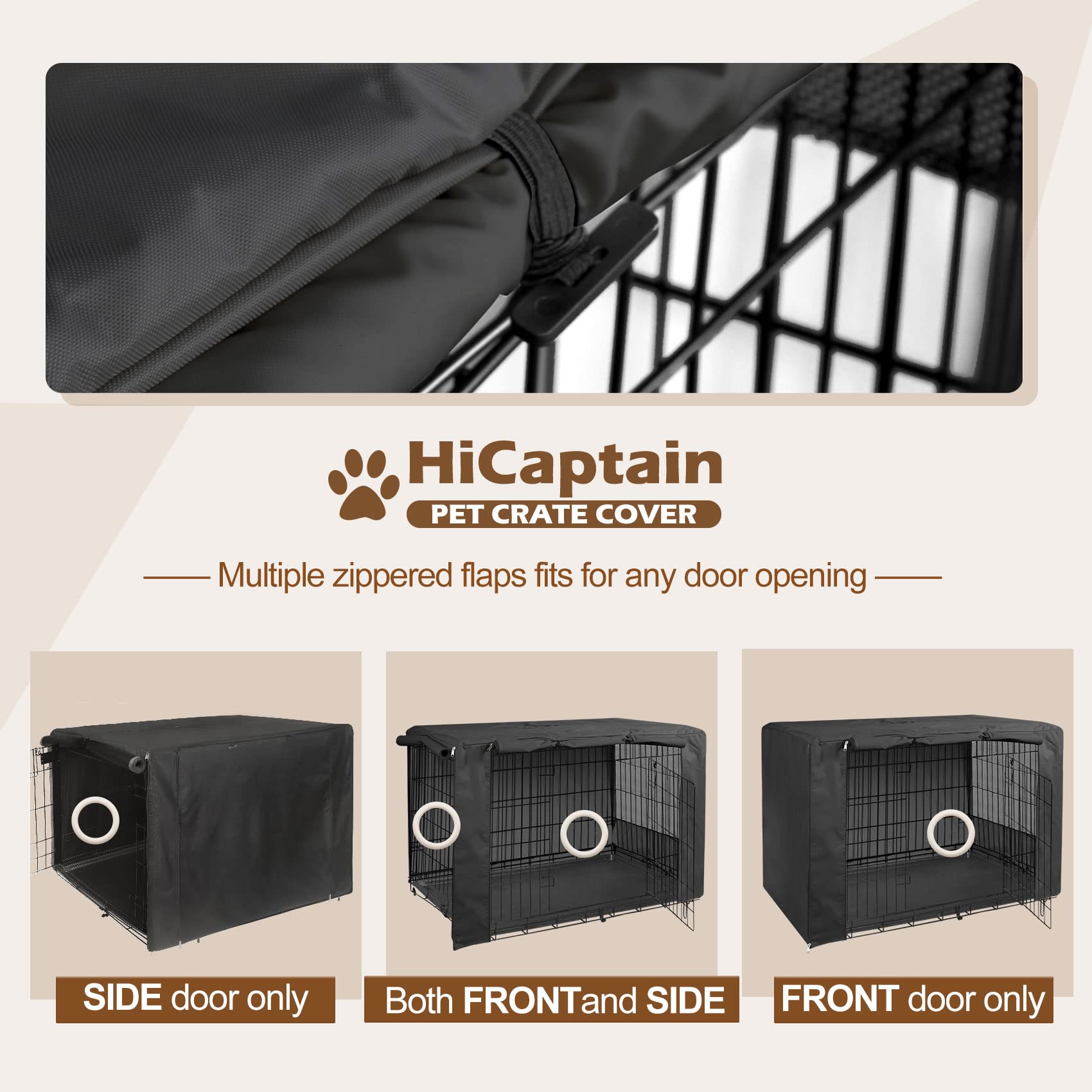 HiCaptain fenêtre en maille ventilée pour circulation d'air et confort