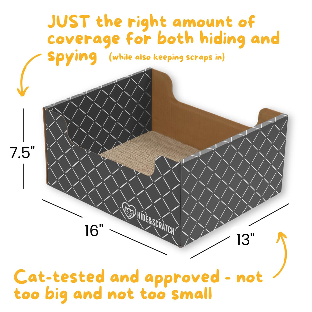 Hide & Scratch détail de l'étiquette prouvant qualité et engagement