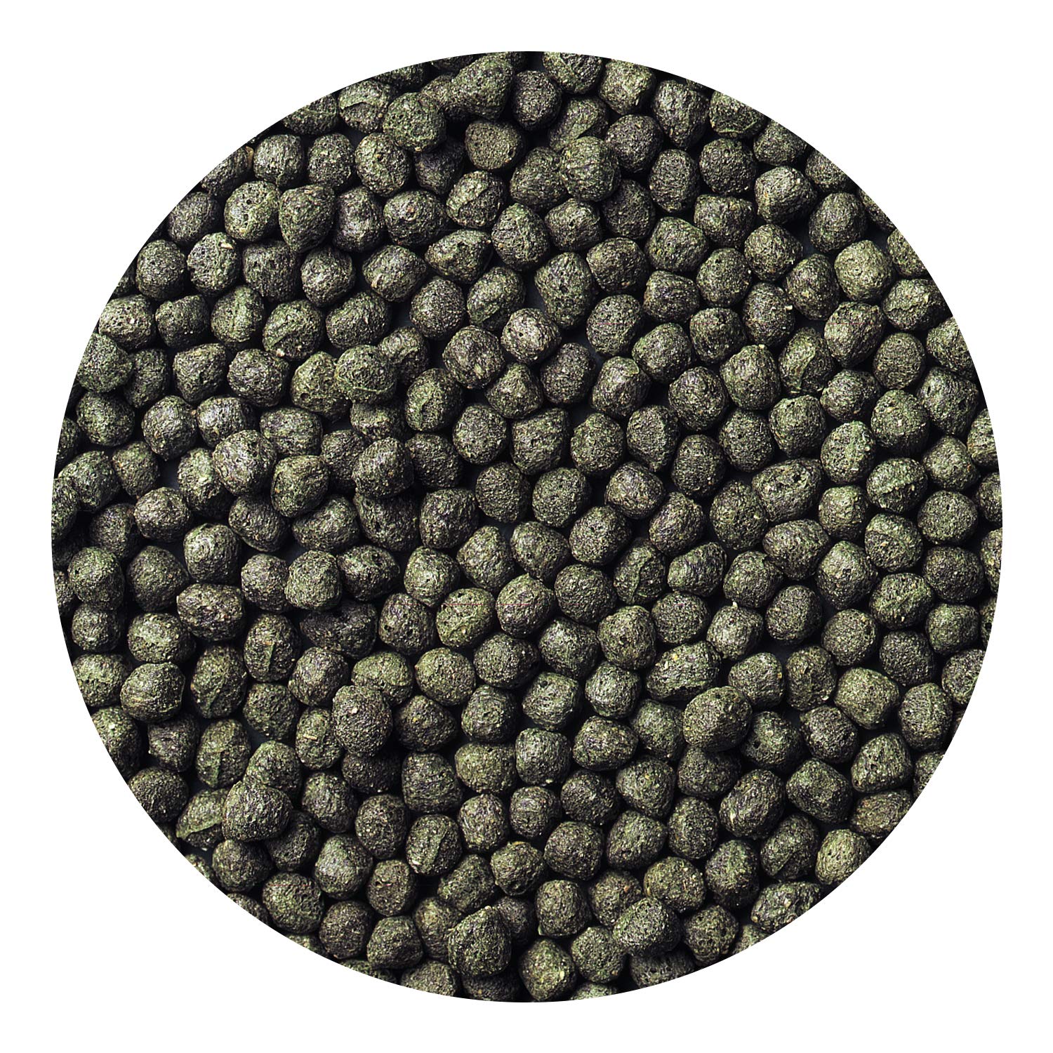 Hikari détail de l'étiquette nutritionnelle indiquant spiruline et vitamine E
