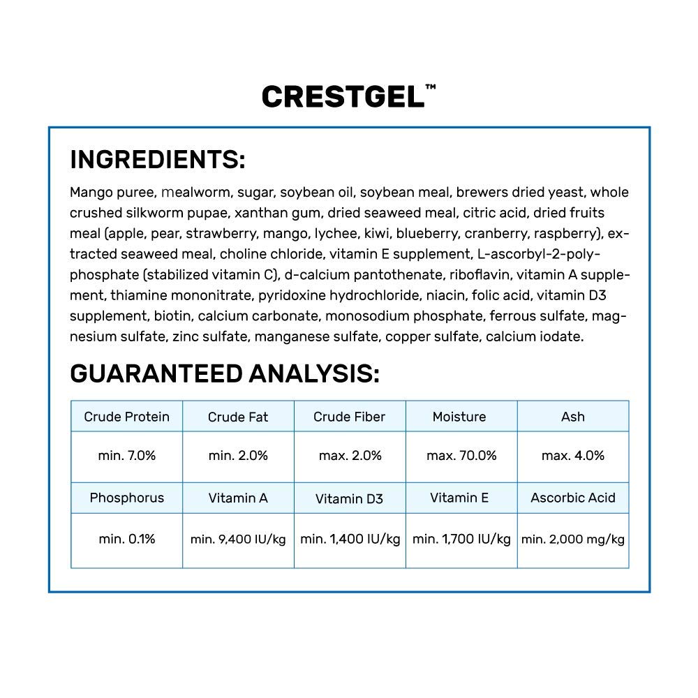 Hikari CrestGel gros plan sur texture pâteuse montrant consistance appétente