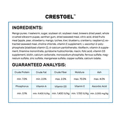 Hikari CrestGel gros plan sur texture pâteuse montrant consistance appétente
