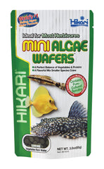 Hikari emballage des Mini Algae Wafers montrant le format 85g et avantage pratique