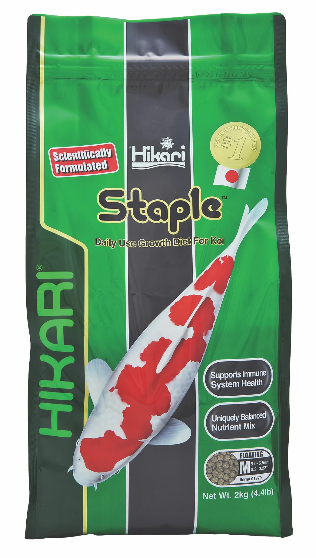 Hikari emballage avant 2 kg montrant produit et praticité