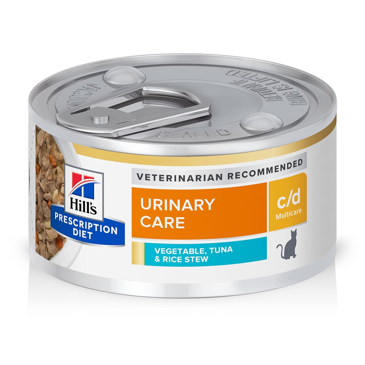 Hill's Prescription Diet boîte face montrant la marque et bénéfice santé urinaire