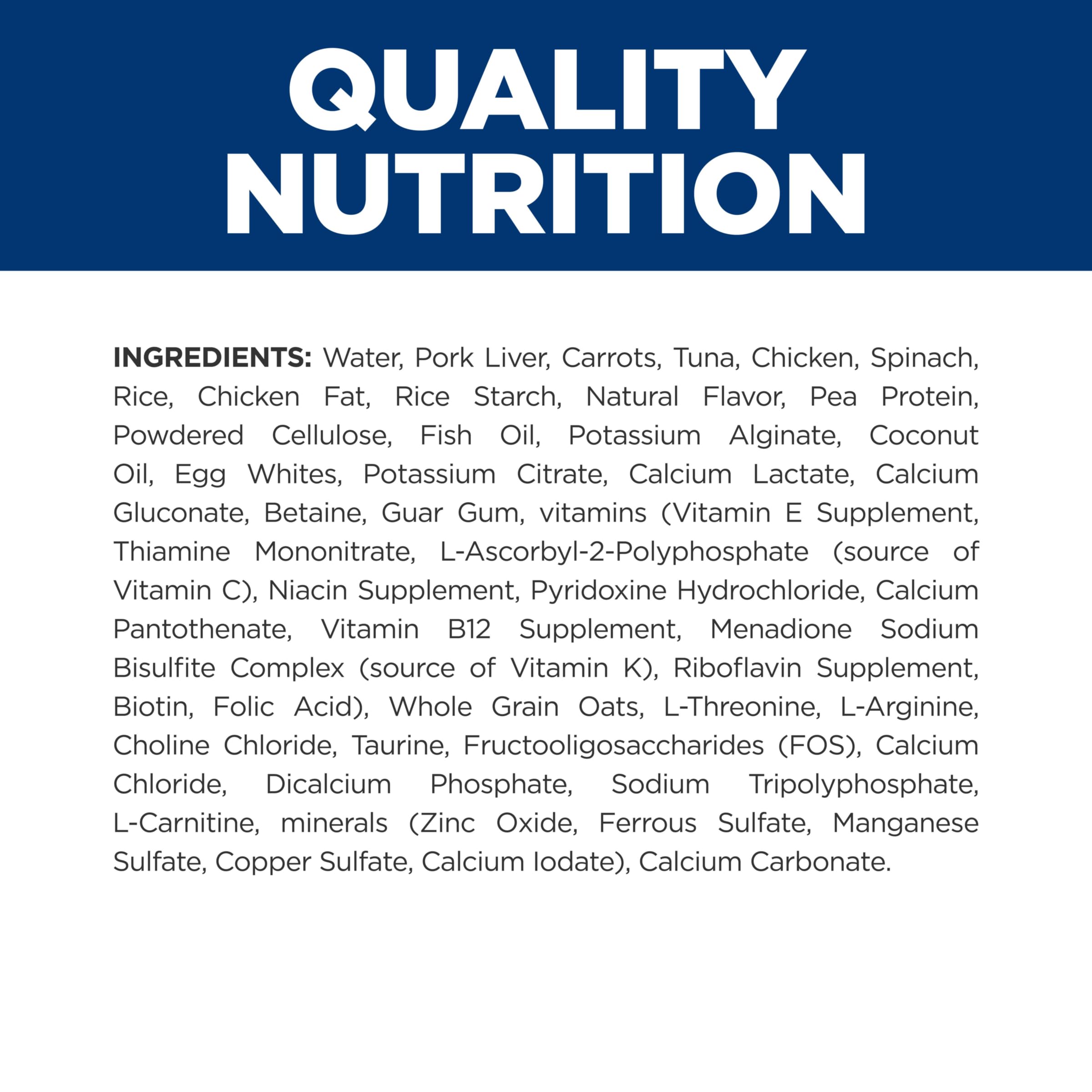 Hill's Prescription Diet étiquette nutritionnelle claire pour choix informé