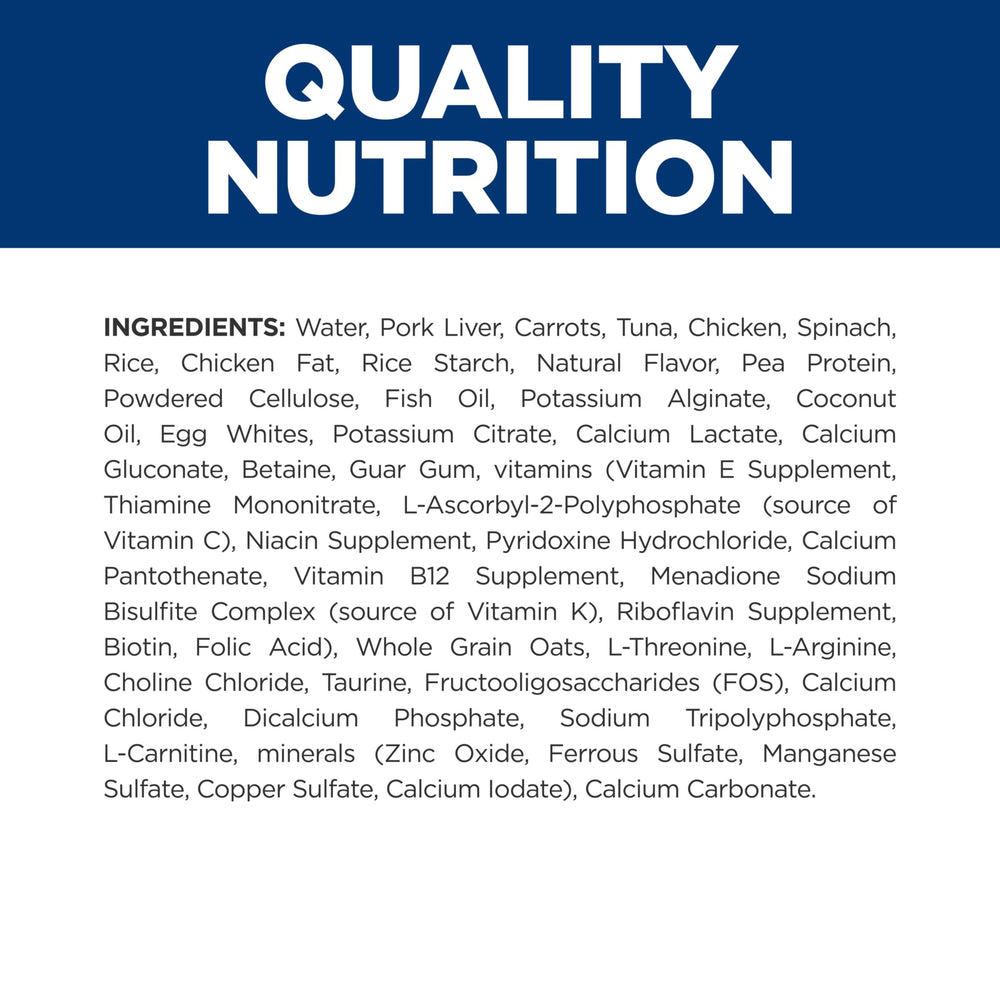 Hill's Prescription Diet étiquette nutritionnelle claire pour choix informé