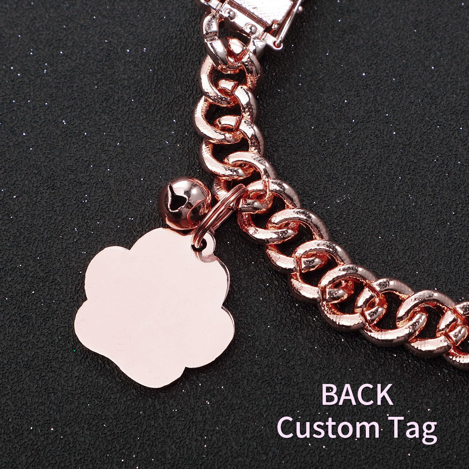 Hillban pendentif avec clochette et étiquette, identification pratique