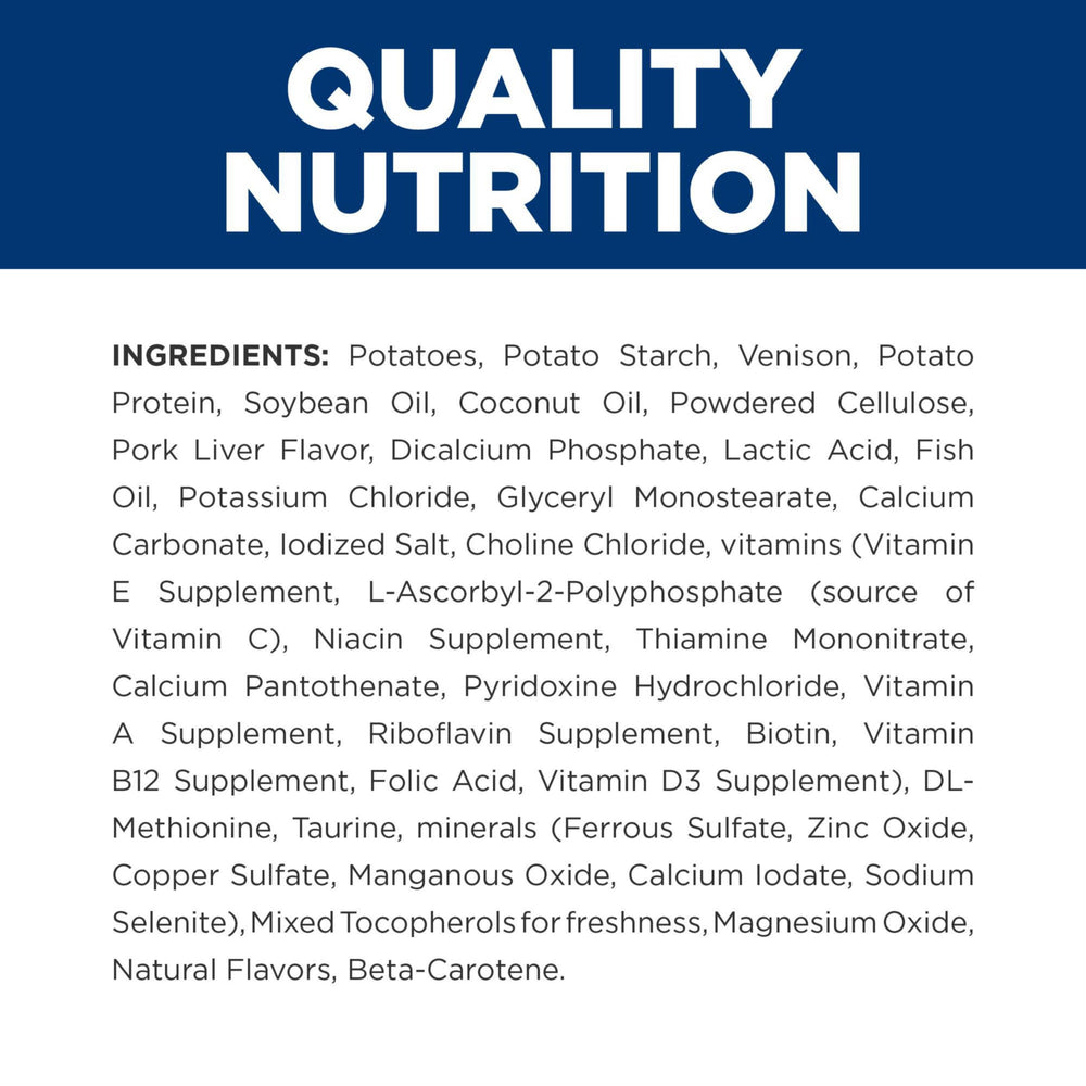 HILL'S PRESCRIPTION DIET comparaison taille granule pour dosage précis