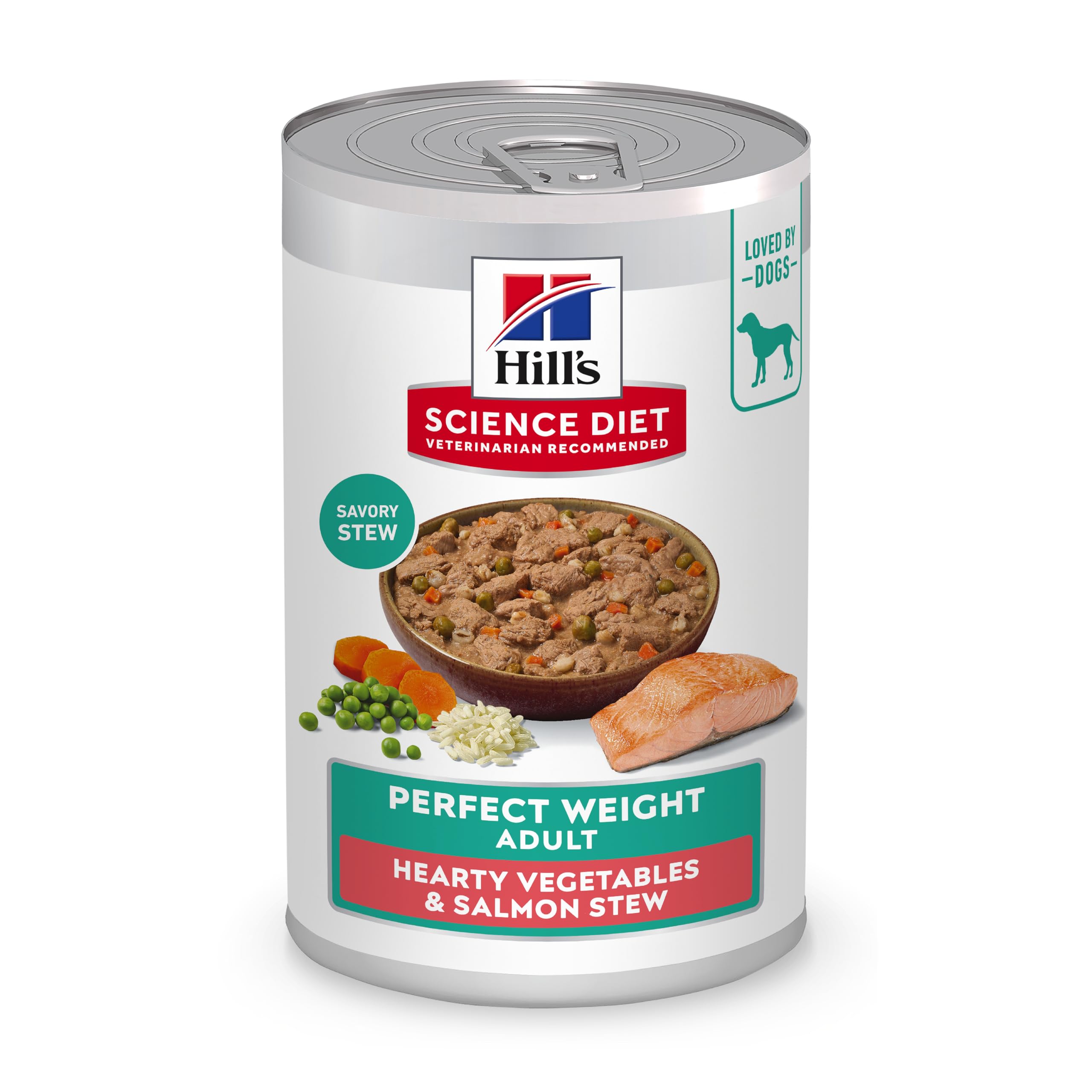 Hill's Science Diet face avant de la boîte montrant la recette et bénéfices