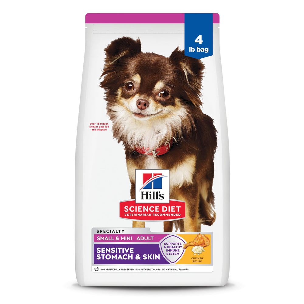 Hill's Science Diet face avant du sac montrant la formule sensible