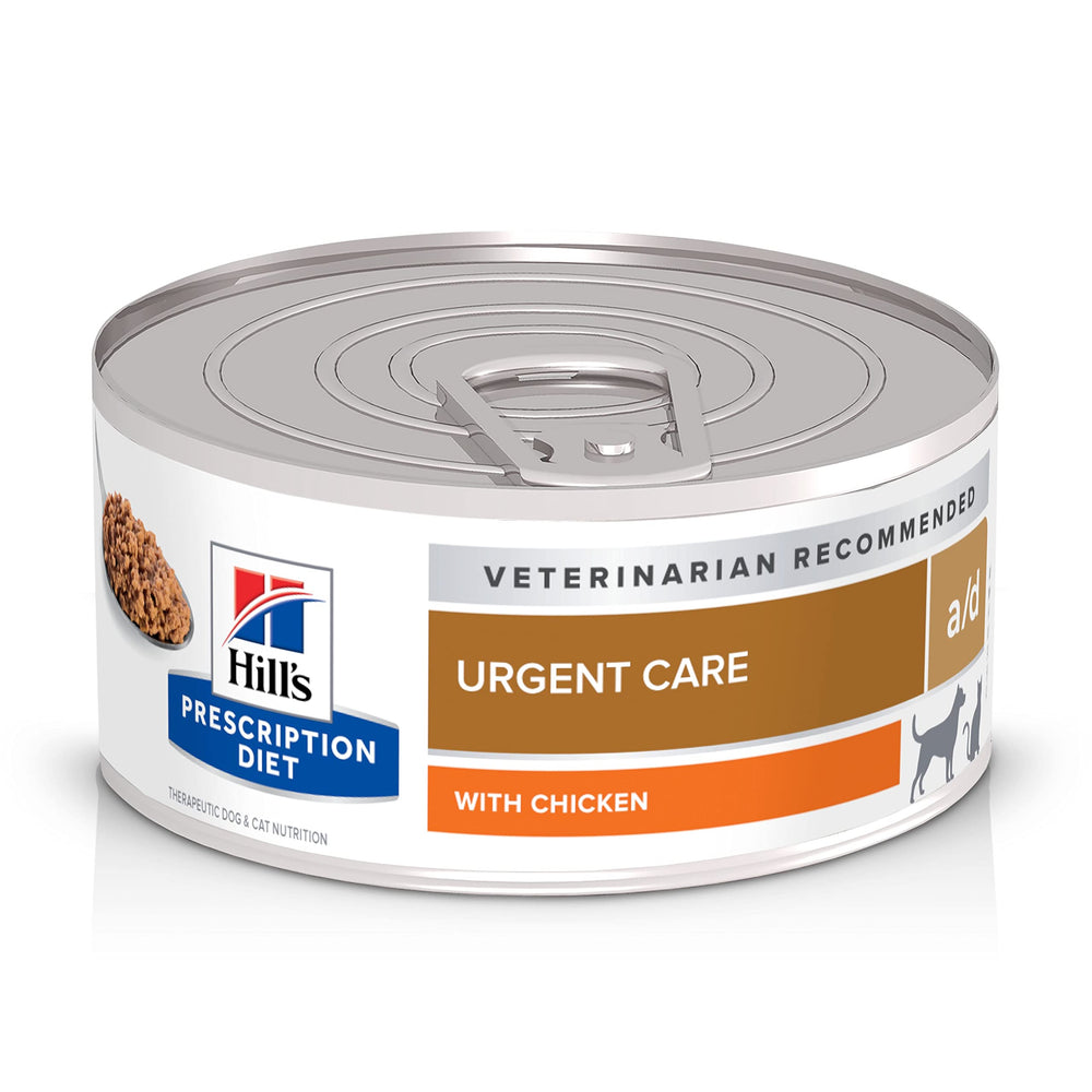 HILL'S PRESCRIPTION DIET emballage avant montrant produit thérapeutique utile en convalescence